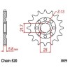 FRONT SPROCKET 520 15T