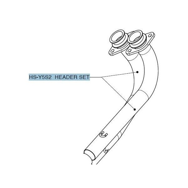 HEADPIPE KIT SS T-MAX