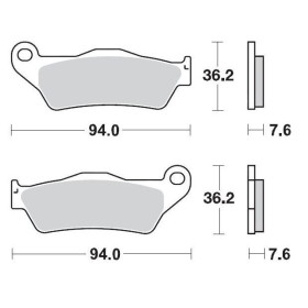 BRAKE PAD RACING