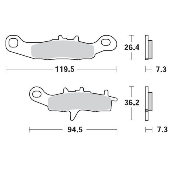BRAKE PAD RACING GP