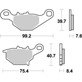 BRAKE PAD NITRO