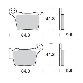 BRAKE PAD NITRO SPORT