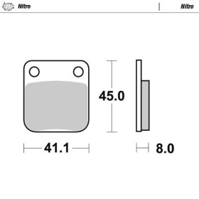 BRAKE PAD NITRO