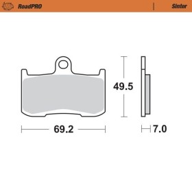BRAKE PAD SINTER FRONT