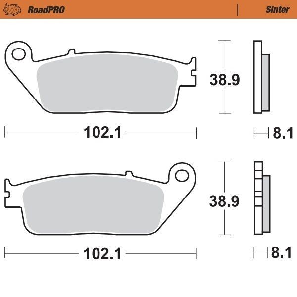 BRAKE PAD SINTER FRONT