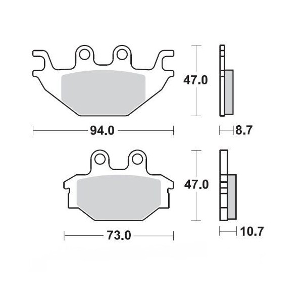 BRAKE PAD CERAMIC