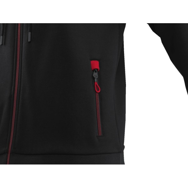 ZIP HOODIE BLACK MEN M