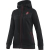 ZIP HOODIE BLACK WMN S