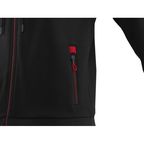 ZIP HOODIE BLACK WMN S