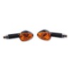 Clignotant HIGHSIDER smart Little Duke homologué - verre orange - la paire