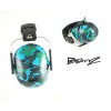 casque anti bruit Babybanz pour enfants de 2 ans et plus. couleur camouflage bleu