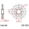 Pignon JT SPROCKETS acier anti-bruit 1373 - 520