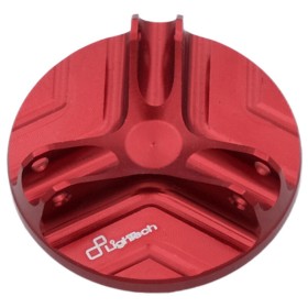 Bouchon de carter d'huile LIGHTECH - M19 x 2.5 - Rouge