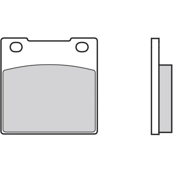 Plaquettes de frein BREMBO route carbone céramique - 07HO0712