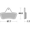 Plaquettes de frein BREMBO Off-Road métal fritté - 07GR54SX