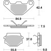 Plaquettes de frein BREMBO route carbone céramique - 07BB0708