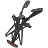 Support de plaque LIGHTECH réglable noir Suzuki GSXR1000
