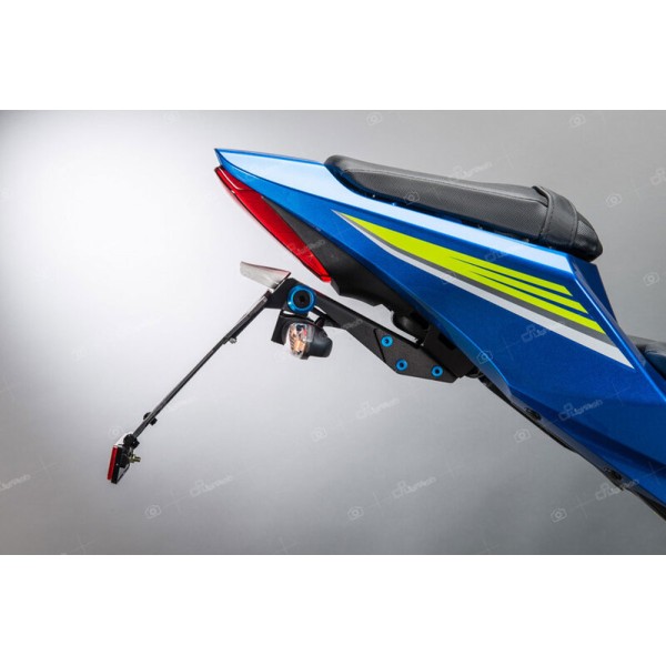 Support de plaque LIGHTECH réglable noir Suzuki GSXR 1000