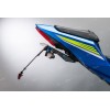 Support de plaque LIGHTECH réglable noir Suzuki GSXR 1000