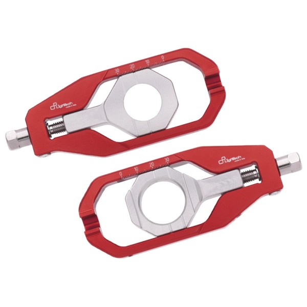 Tendeurs de courroie LIGHTECH rouge (la paire)