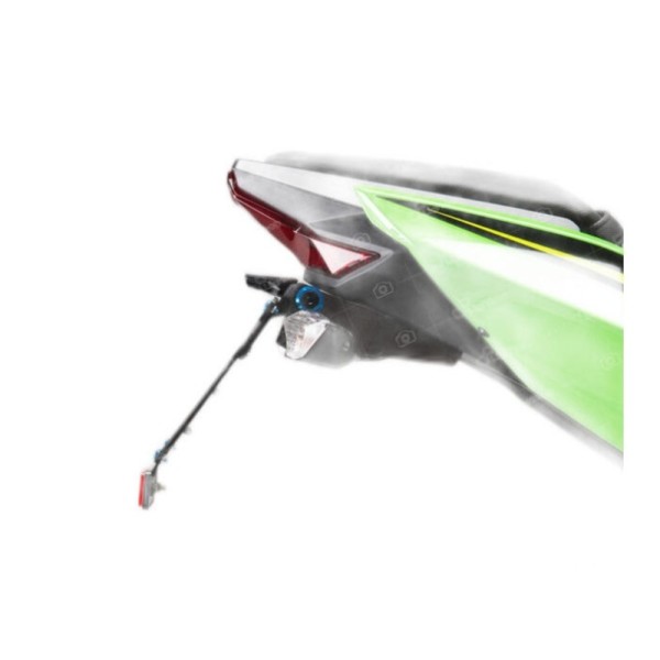 Support de plaque LIGHTECH réglable noir Kawasaki Ninja 400