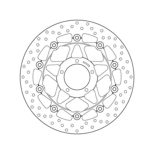 Disque de frein BREMBO Oro flottant - 78B40880