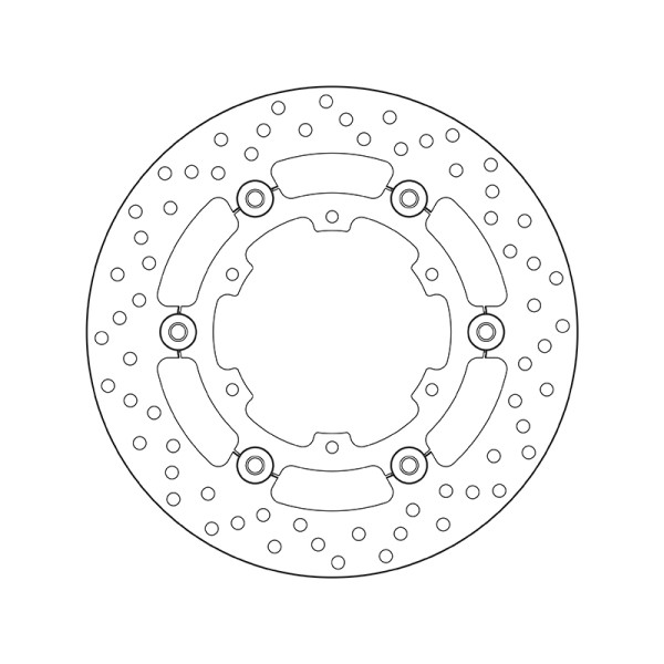 Disque de frein BREMBO Oro flottant - 78B40833