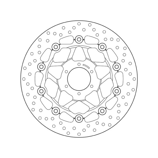 Disque de frein BREMBO Oro flottant - 78B40826