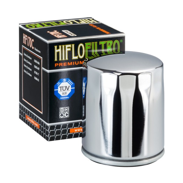Filtre à huile HIFLOFILTRO Chrome - HF170C