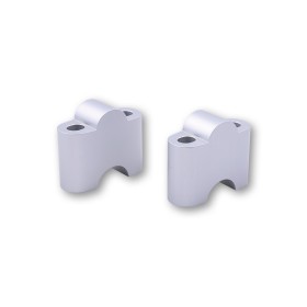 Réhausses de pontet de guidon HIGHSIDER pro 35mm - argent