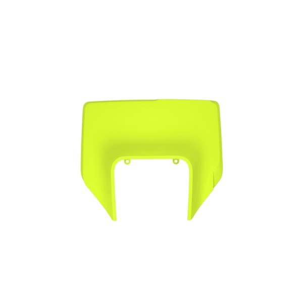 Plaque numéro frontale UFO jaune fluo Husqvarna FE/TE