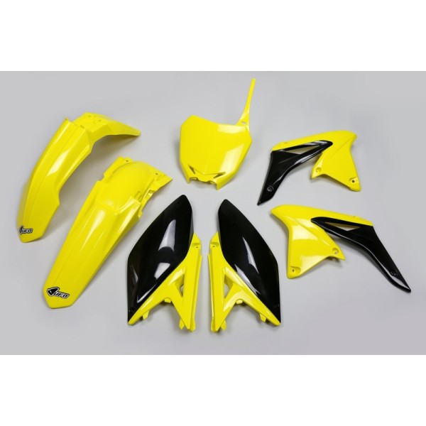 Kit plastique UFO origine (2017) jaune/noir Suzuki RM-Z250