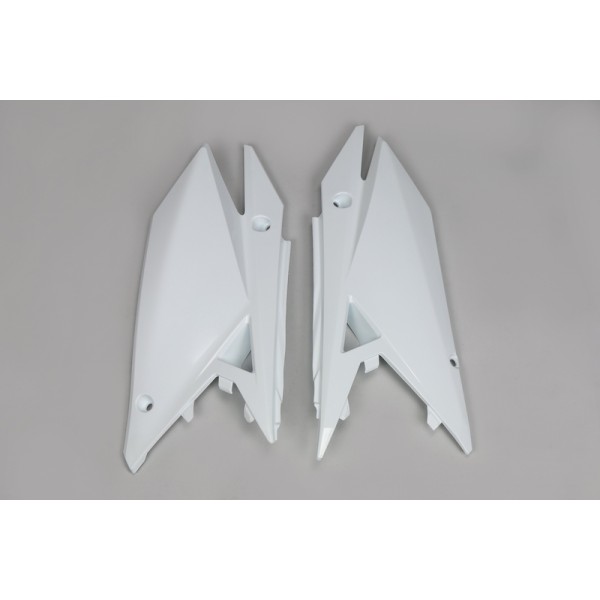 Plaques latérales UFO blanc Suzuki RM-Z450
