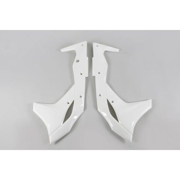 Ouïes de radiateur UFO blanc Kawasaki KX250F