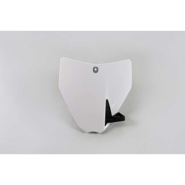 Plaque numéro frontale UFO blanc Husqvarna TC85