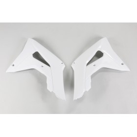 Ouïes de radiateur UFO blanc Honda CRF450R