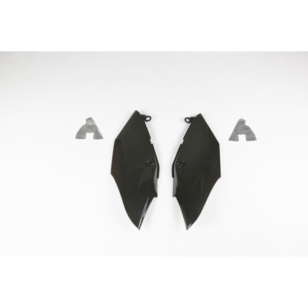 Plaques latérales UFO noir Honda CRF250R/450R/RX
