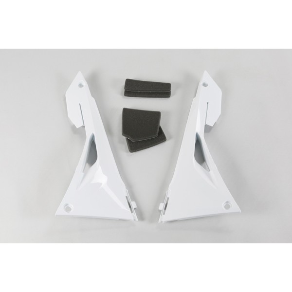 Caches boîte à air UFO blanc Honda CRF250R/450R/RX