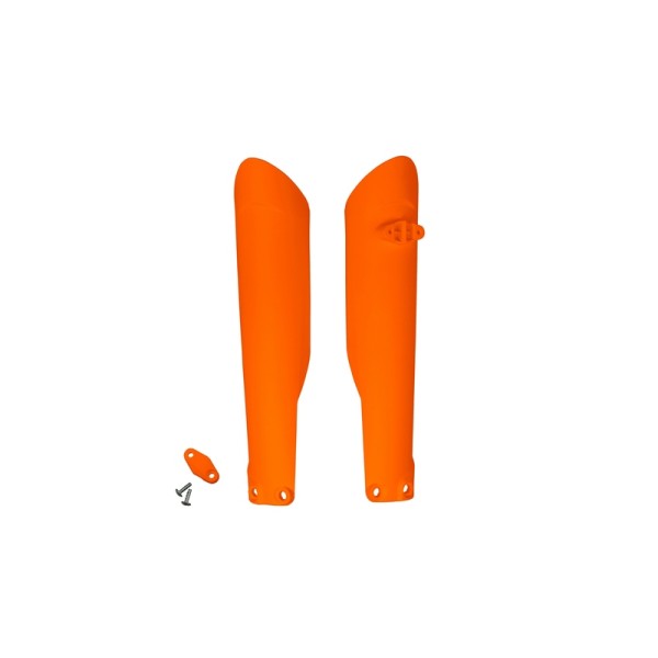 Protections de fourche UFO orange fluo KTM