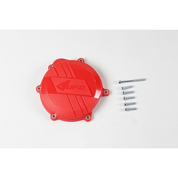 Protège carter embrayage UFO rouge Honda CRF250R