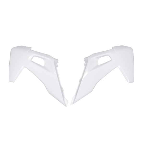 Ouies de radiateur UFO blanc Husqvarna FE/TE