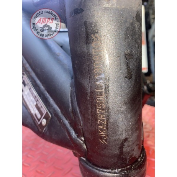 Cadre avec carte grise Kawasaki Z750 2007 à 2012