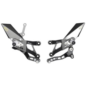 Commandes reculées réglables/repliables LIGHTECH sélection standard noir Yamaha R3