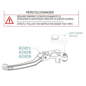 Kit de leviers repliables et réglables LIGHTECH - Type J