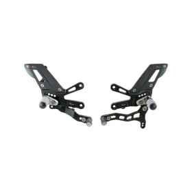 Commandes reculées fixes LIGHTECH sélection standard noir Aprilia RSV4