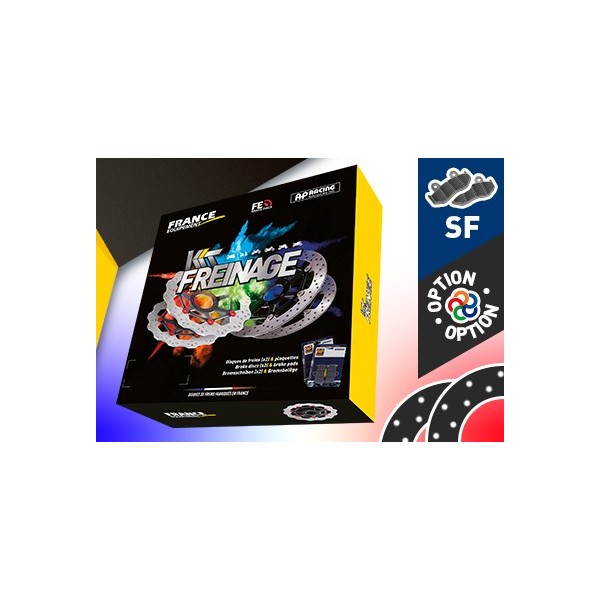  Kit Freinage FRANCE EQUIPEMENT - AP RACING Composé de 2 Disques  