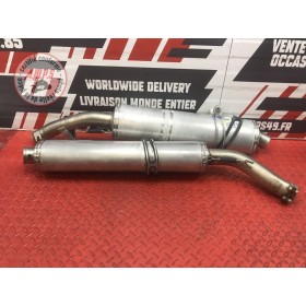 Paire de silencieux d'échappement Leo vince 