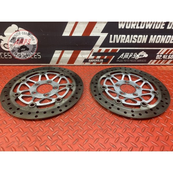 Paire de disque de frein avant Kawasaki Z750 2004 à 2006