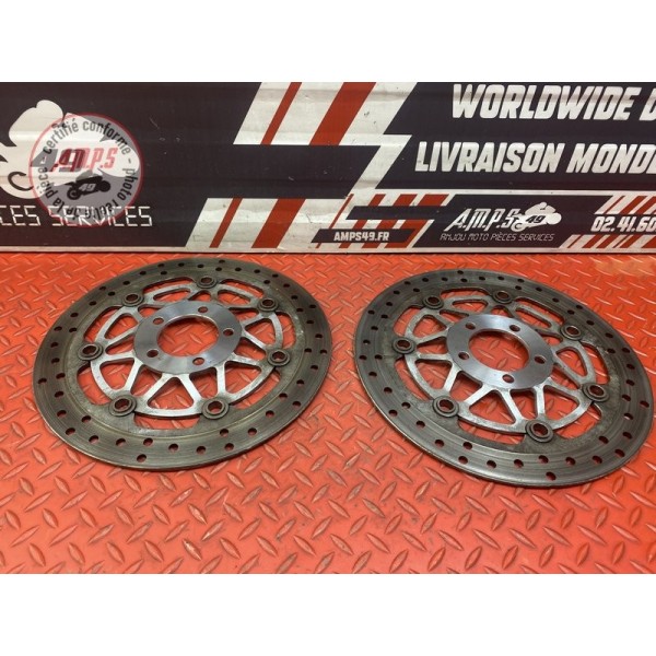 Paire de disque de frein avant Kawasaki Z750 2004 à 2006