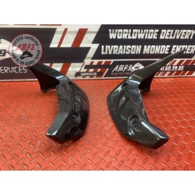 Paire Ecope de radiateur carbone Kawasaki Z750 2004 à 2006